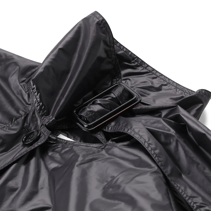 Saint Laurent  Trenchcoat aus Nylon schwarz(Image 5)