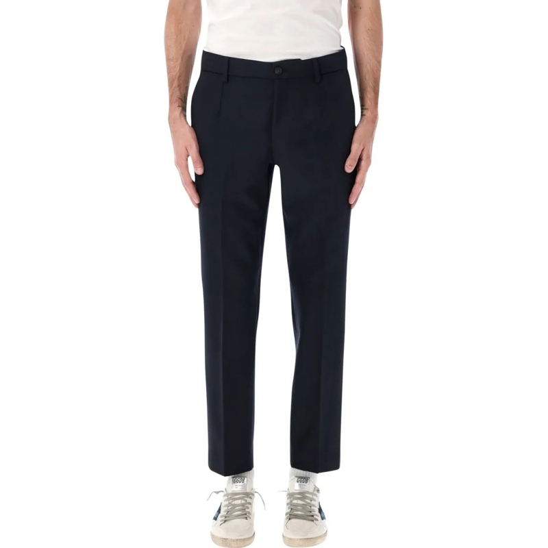 Golden Goose Chino Milano Trousers With Double Coin Pocket Black