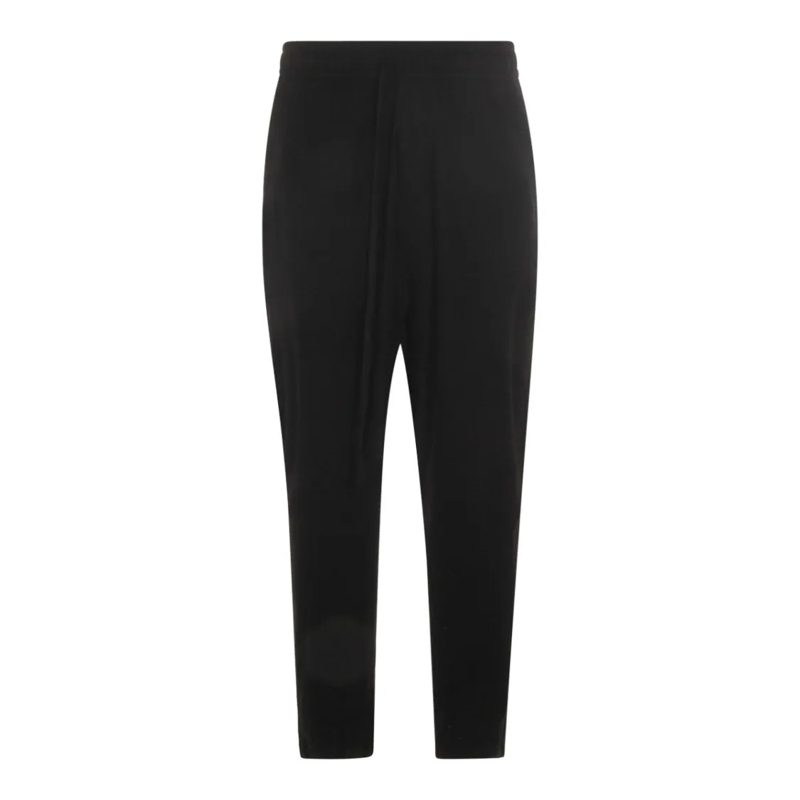 Thom Krom Pantalon Black Wool Pants Black