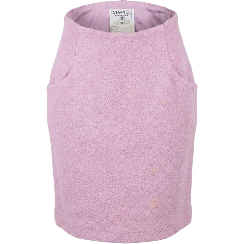 Chanel Midirock Chanel Purple Tweed Skirt (DE36 / FR38) lila