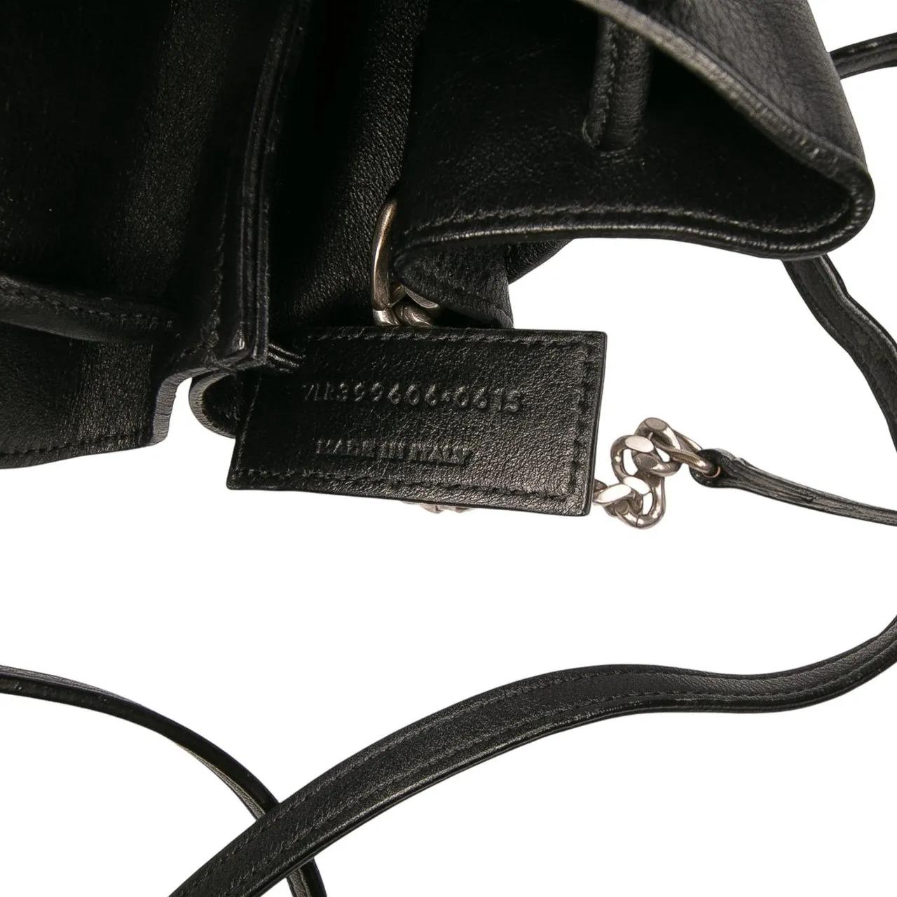 Thumbnail - Saint Laurent Hobo Bags - Mini Leather Monogram Embellished Bourse Bucket Ba - Gr. unisize - in Schwarz - für Damen