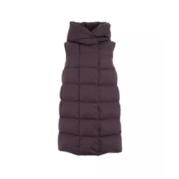 Burgundy down sales vest