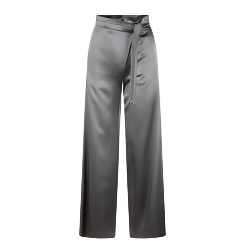 Herno Satin Fluid Trousers Grey 