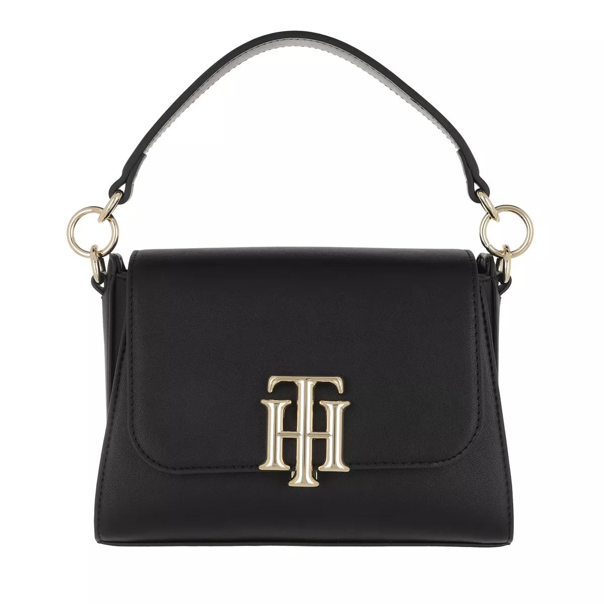 Tommy Hilfiger Satchel Bag - TH Lock Small Satchel Bag - Gr. unisize - in Schwarz - für Damen