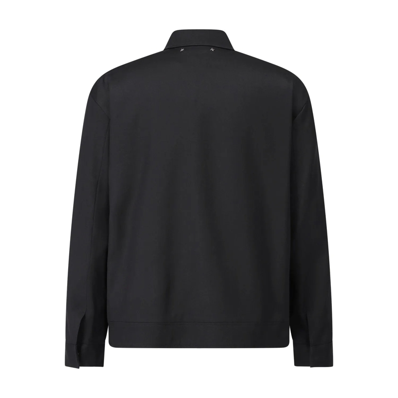 Golden Goose Übergangsjacke Leichte Jacke aus Schurwolle Schwarz(Image 3)