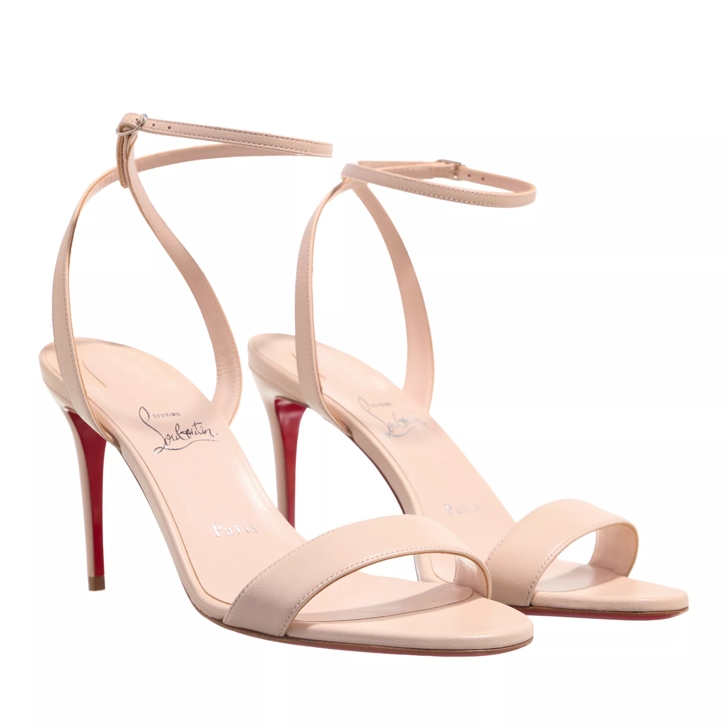 Christian Louboutin Loubigirl Sandals 85 mm Beige Strappy Sandal