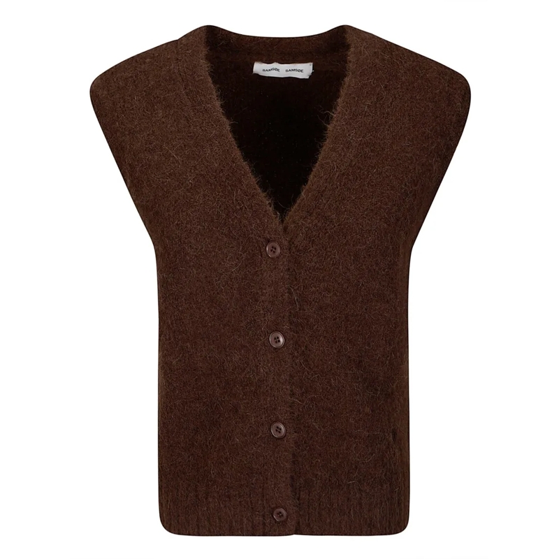 Samsøe Samsøe Trui Sajeanne Vest Brown