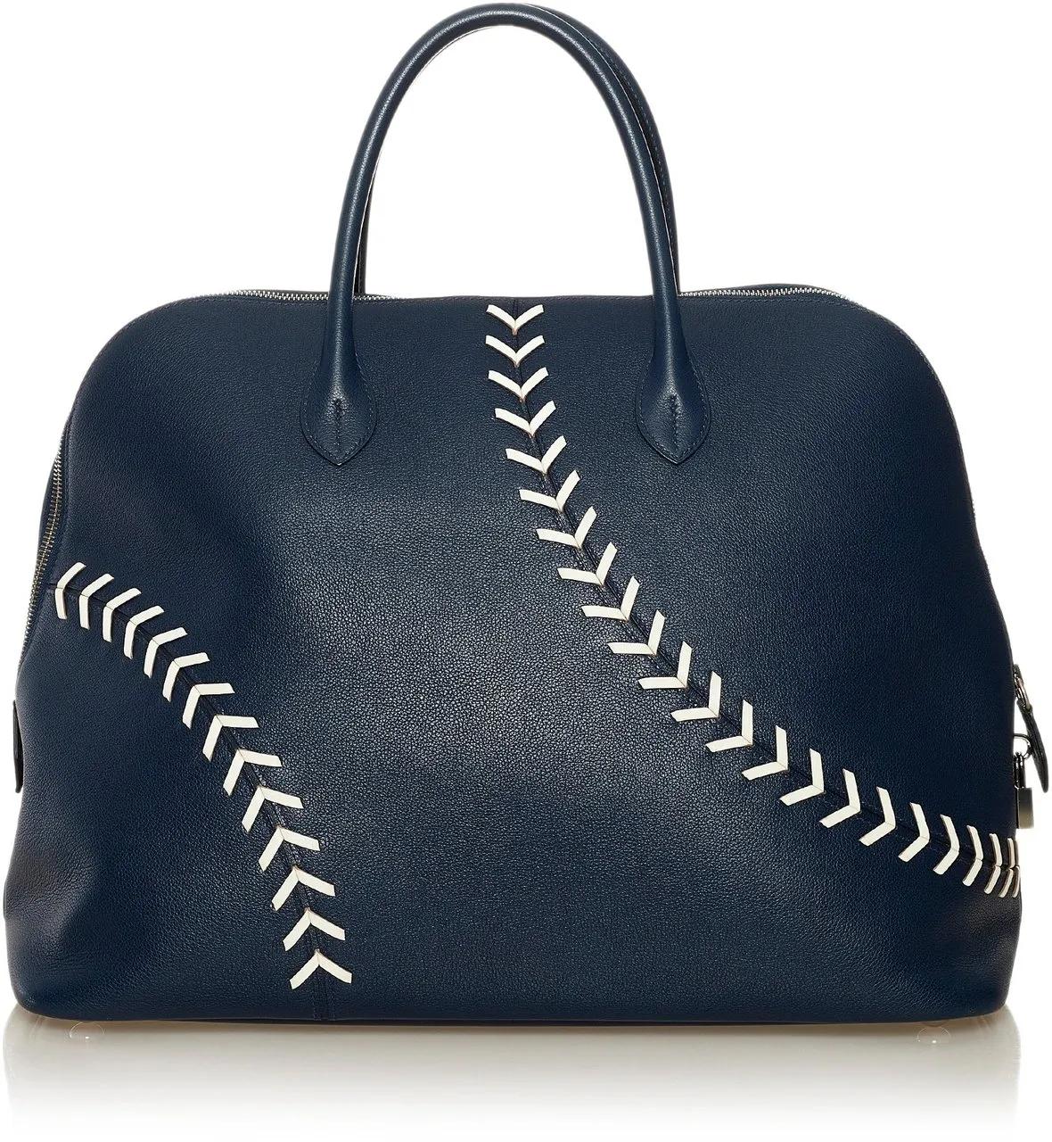 Hermès Totes & shoppers Baseball Bolide Bag in blauw