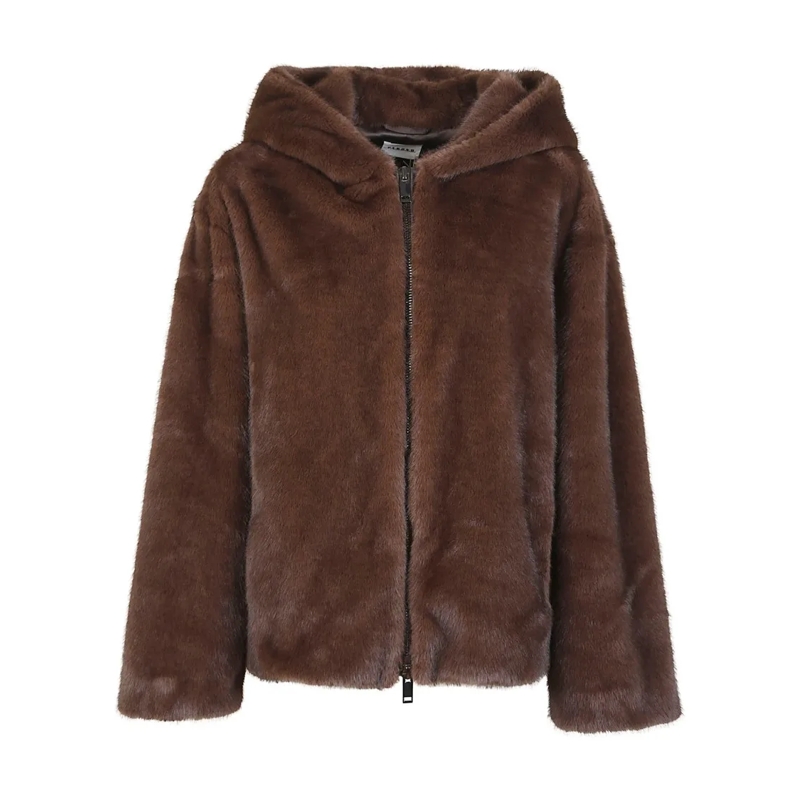P.A.R.O.S.H. Veste en shearling Pulse Jacket Brown