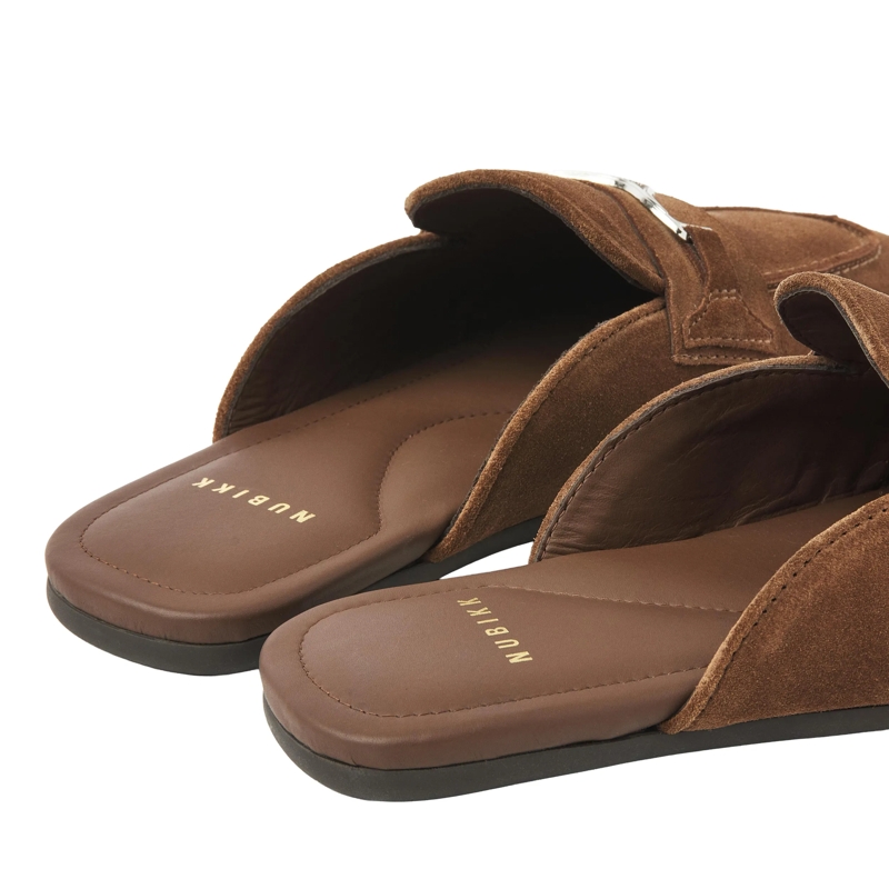 Nubikk Mules Joan Mule (L) Brown Suede(Image 5)