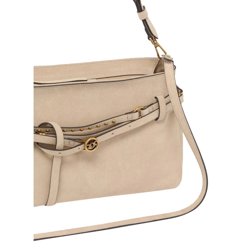 Pinko Tote Shoulder Bags Beige beige(Image 3)