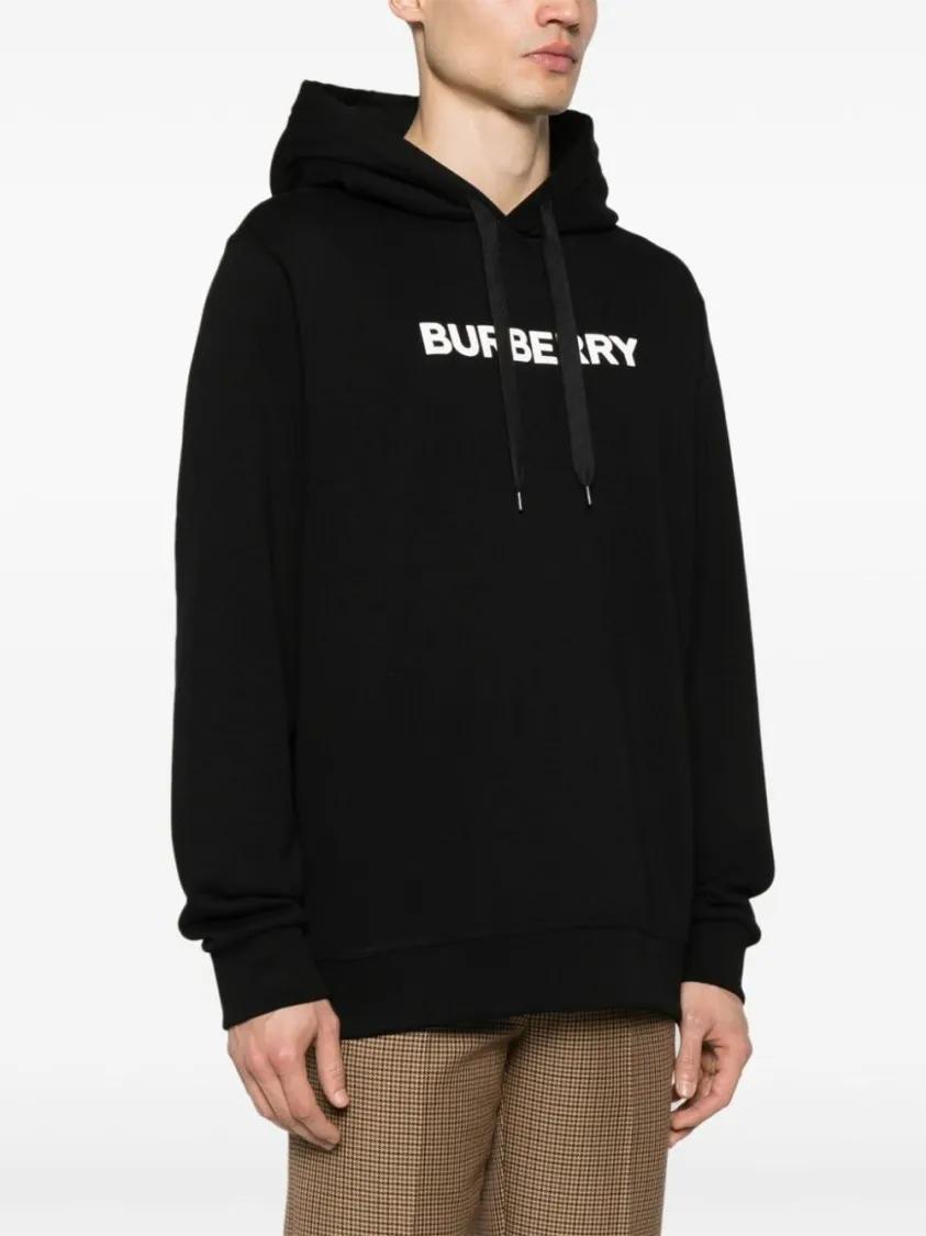 Black burberry sweatshirt clearance