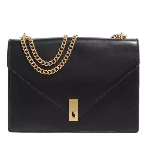 Polo Ralph Lauren Envlp Chain Bag Small Black Enveloptas