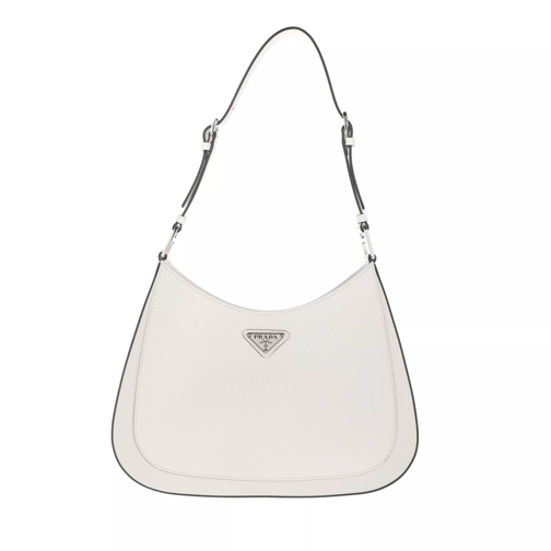 Prada Cleo Shoulder Bag Leather White Hobo Bag