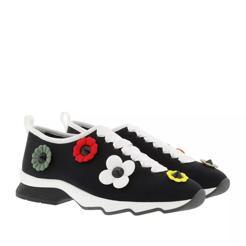 Fendi Floral Slip On Sneakers Black Slip-On Sneaker