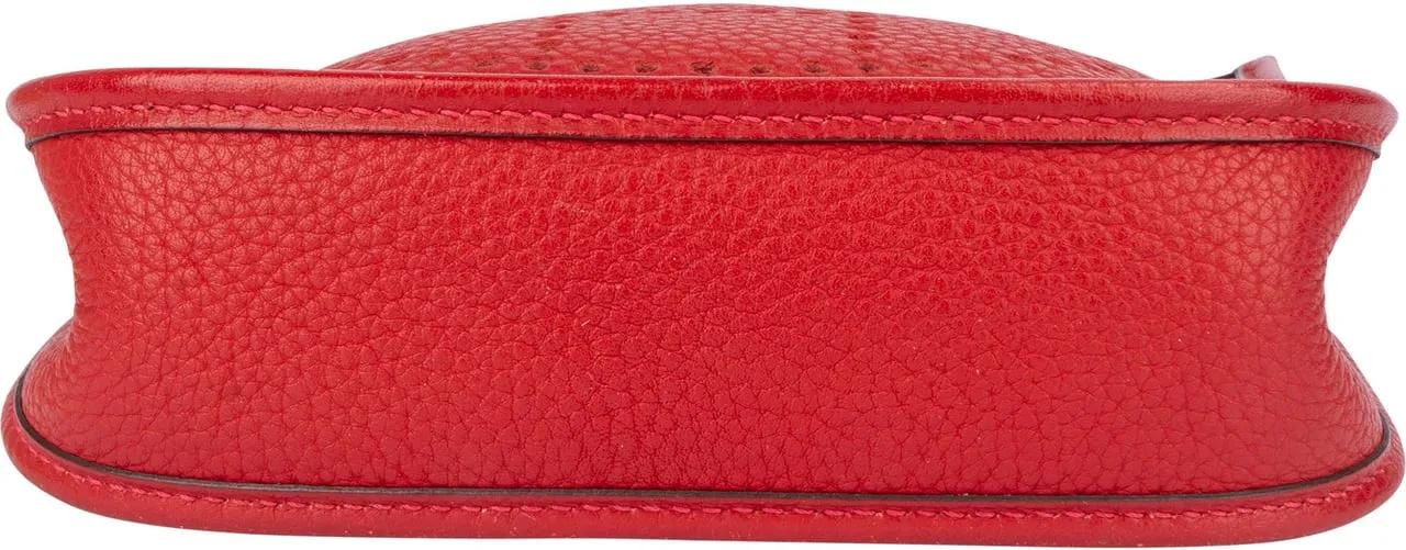 Thumbnail - Hermès Crossbody Bags - Hermes Rouge Taurillon Clemence Evelyne 16 Crossbo - Gr. unisize - in Rot - für Damen