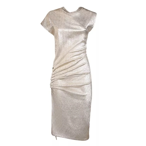 Paco Rabanne Draped Dress Grey 