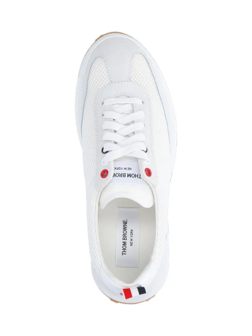 Thumbnail - Thom Browne Low-Top Sneaker - "Tech Runner" Sneakers – White - Gr. 7 - in Weiß - für Damen