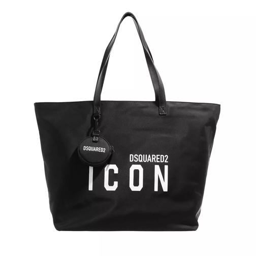 Dsquared2 Icon Shopping Bag Black Borsa da shopping