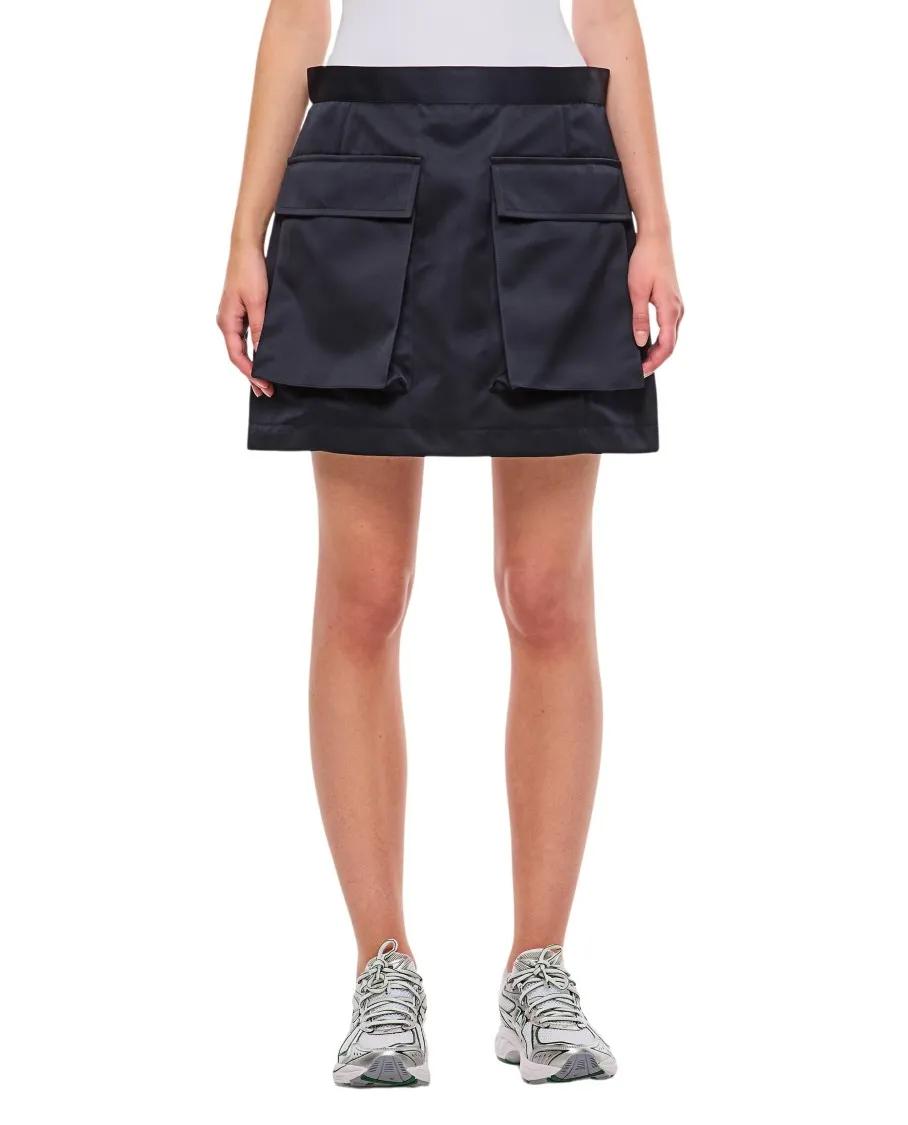 Plan C - Cargo Mini Skirt - Größe 42 - schwarz