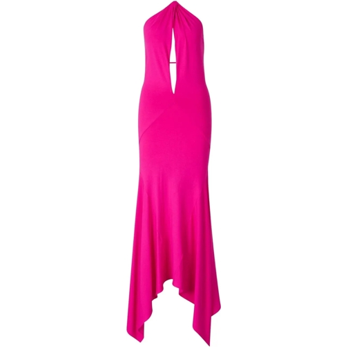 The Attico Midi-Kleider Draped Midi Dress mehrfarbig