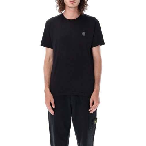 Stone Island T-Shirts CLASSIC PATCH TEE schwarz