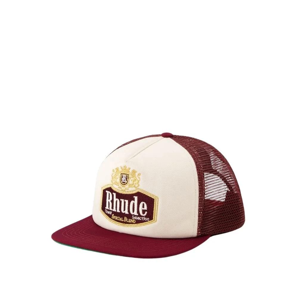 Rhude Mützen - Special Blend Trucker Cap - Synthetic - Brown/Whit - Gr. ONE SIZE - in Braun - für Damen