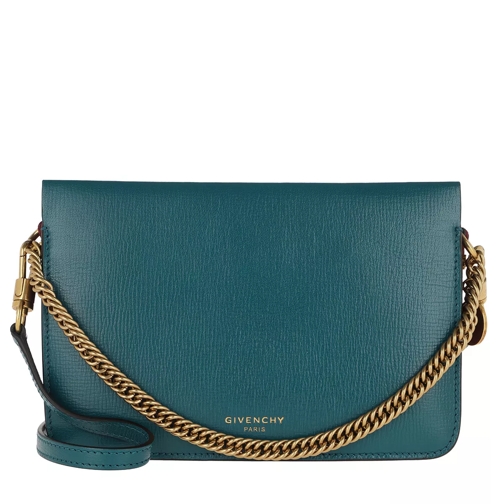 Givenchy Cross3 Bag Grained Leather Blue/Aubergine Crossbody Bag