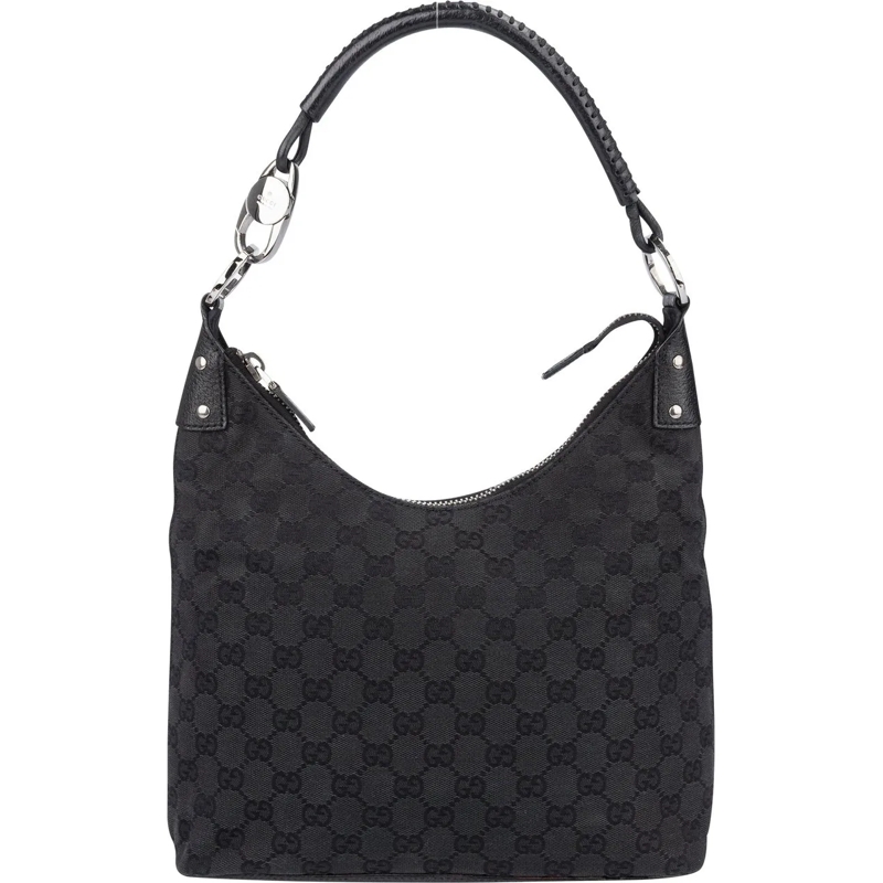 Gucci Schultertasche Gucci GG Monogram Shoulder Bag schwarz