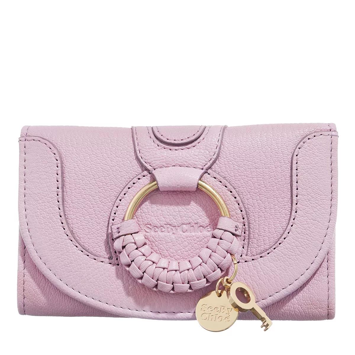 See By Chloé Portemonnaie - Hana Wallet Leather - Gr. unisize - in Violett - für Damen