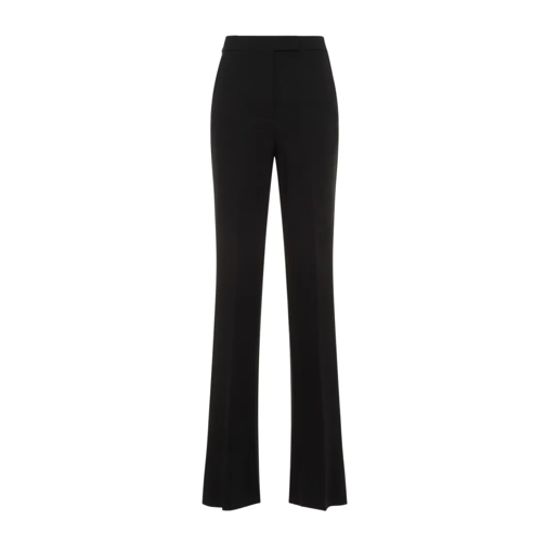 Max Mara  Black Viscose Norcia Pants Black