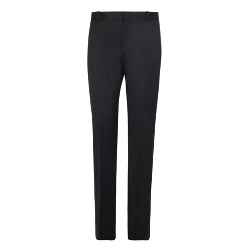 Alexander McQueen Black Smoking Trousers Black Broeken