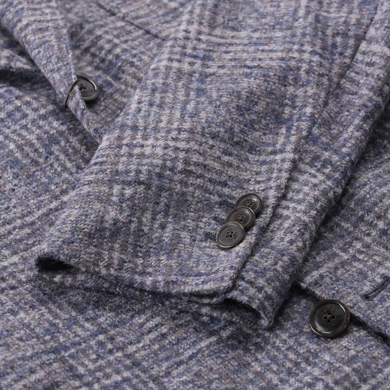 Etro Anzugjacke Sakko aus Alpaka-Mix blau(Image 5)