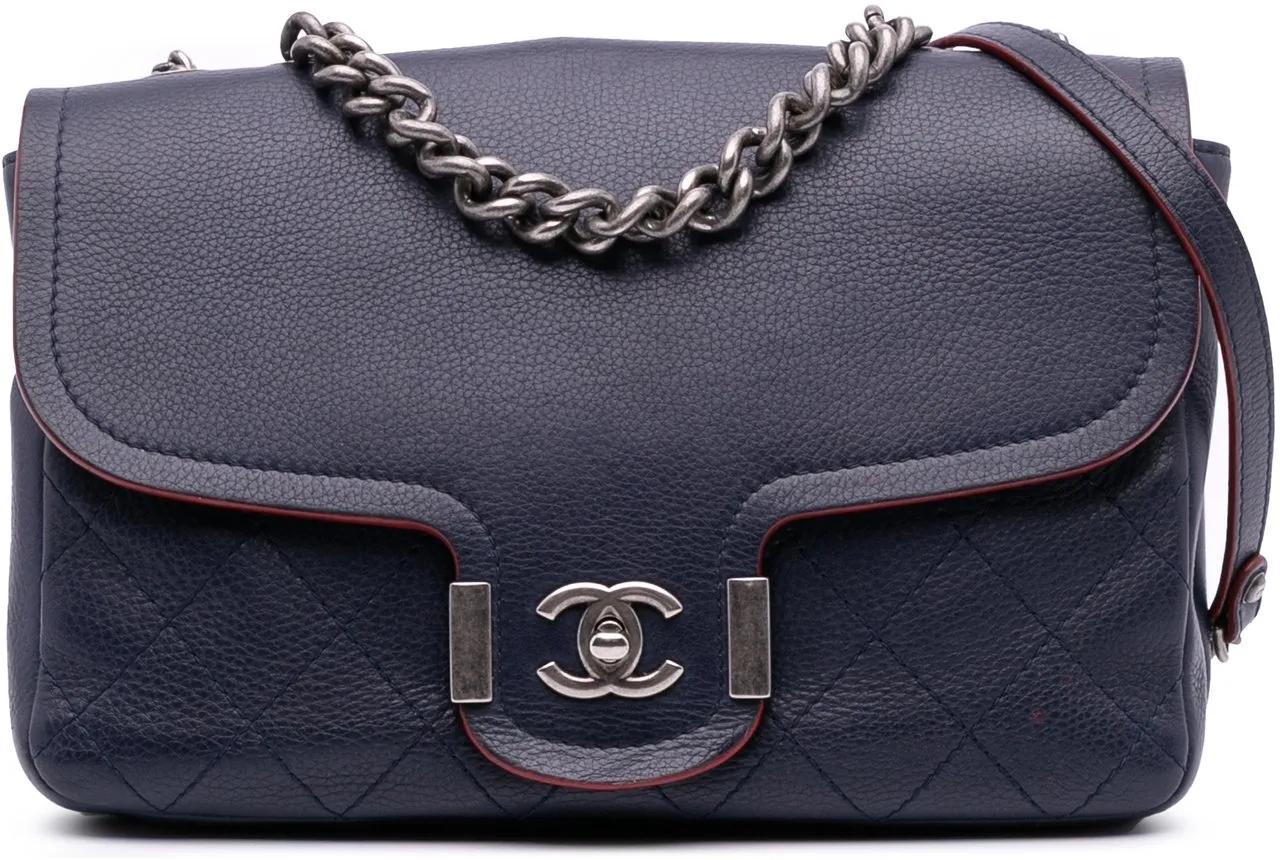 Chanel Hobo Bags - Paris-Greece Calfskin Archi Chic Flap - Gr. unisize - in Blau - für Damen