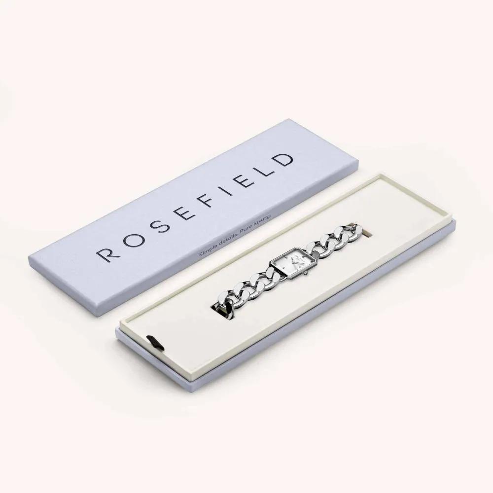 Thumbnail - Rosefield Uhr - Damenuhr Octagon XS Studio Kettenoptik - Gr. unisize - in Silber - für Damen