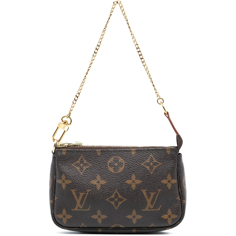 Louis Vuitton Fourre-tout Monogram Mini Pochette Accessoires braun