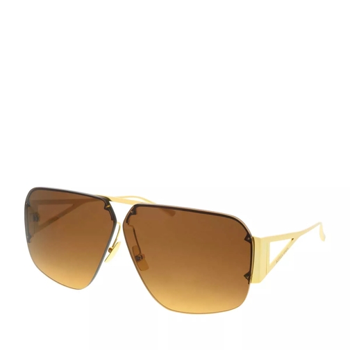 Bottega Veneta BV1065S-002 67 Sunglass WOMAN METAL Gold Sunglasses