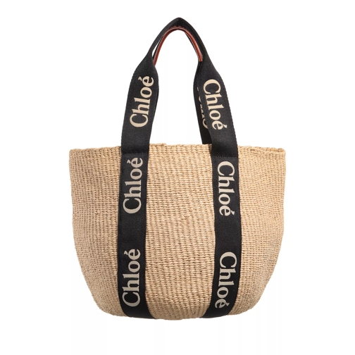 Chloé Basket Bag Woody Beige / Black