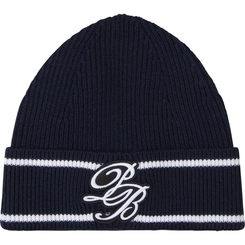 Balmain  Logo Knitted Hat blau