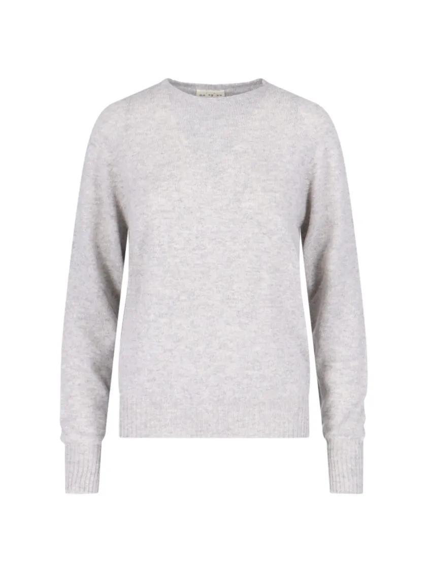 Thumbnail - MA'RY'YA - Basic Sweater In Grey Cashmere - Größe M - grau