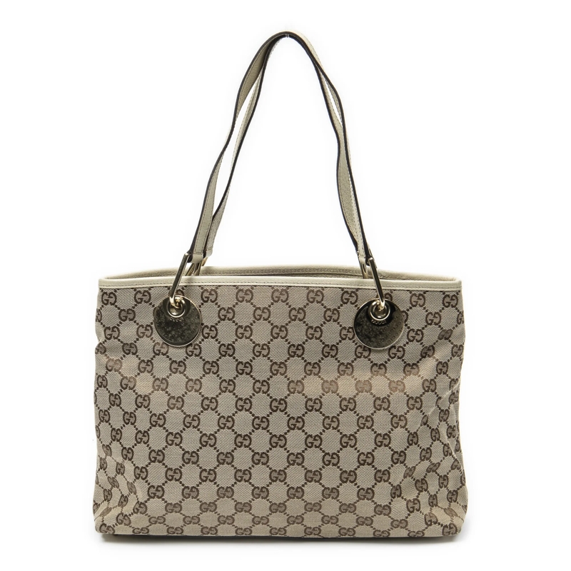 Gucci Crossbody Bag Eclipse Horizontal Tote beige