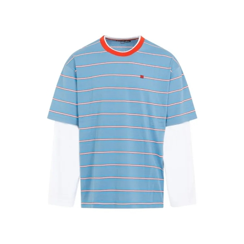 Acne Studios Cotton T-Shirt Blue 