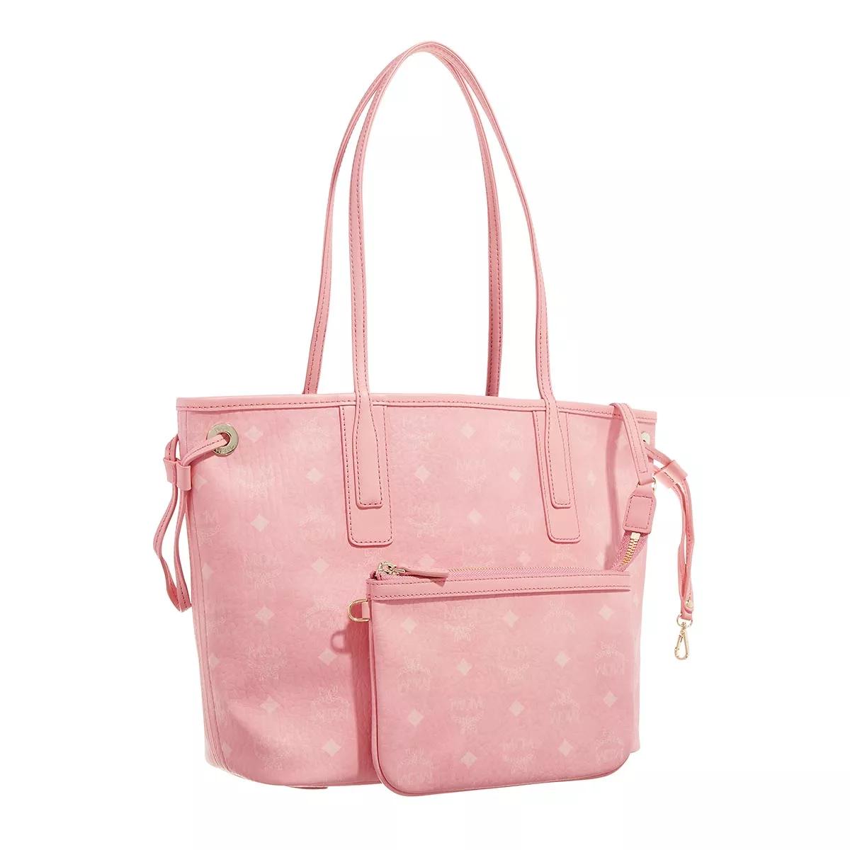 Mcm pink outlet tote