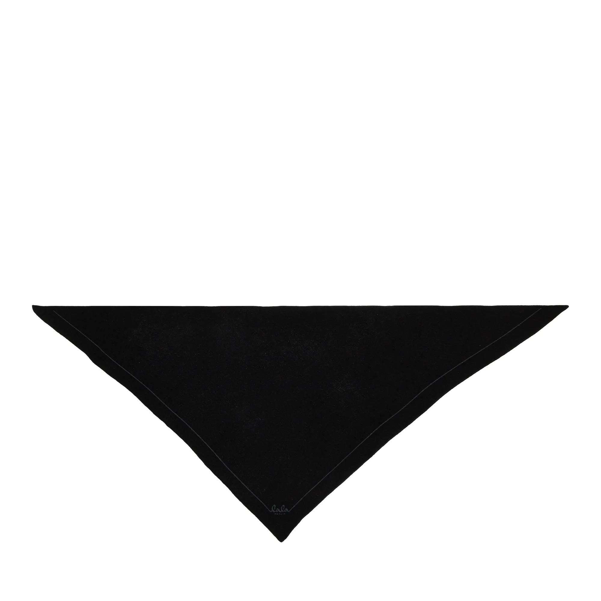 Lala Berlin Tücher & Schals - Triangle Solid Logo M - Gr. unisize - in Schwarz - für Damen