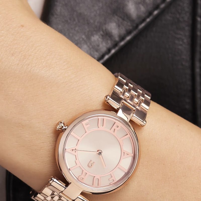 Furla Quarzuhr Analoge Uhr Furla New Club rosa(Image 5)