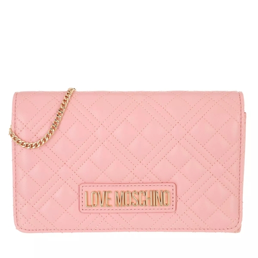 Love Moschino Borsa Quilted  Pu  Rosa Crossbody Bag