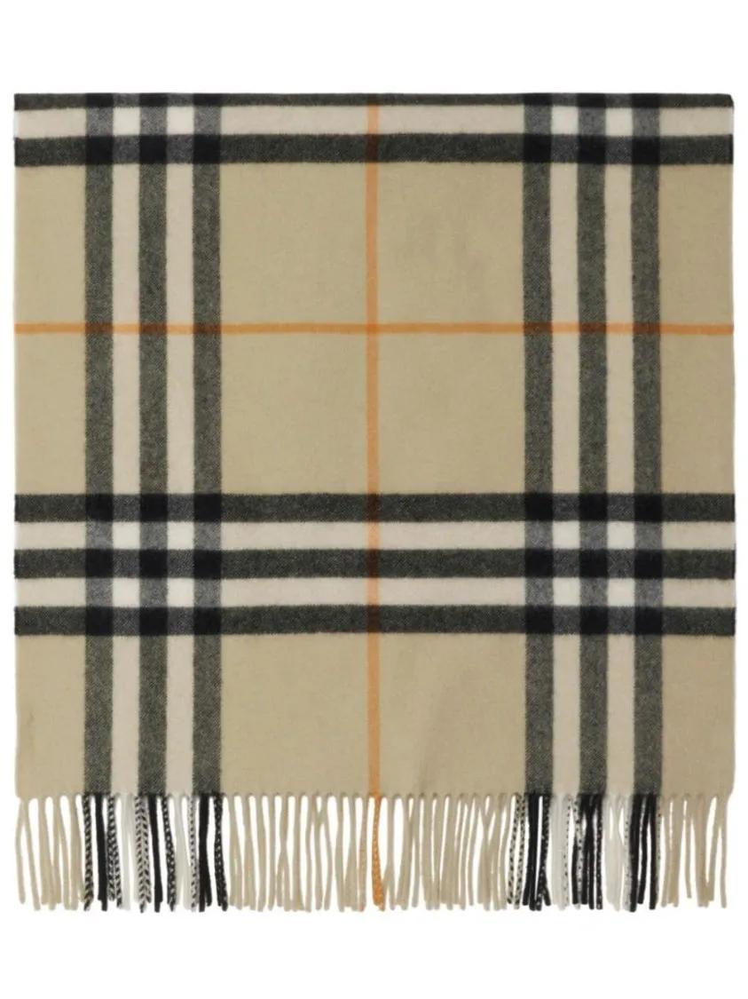 Burberry Tücher & Schals - Logo Scarf - Gr. unisize - in Beige - für Damen