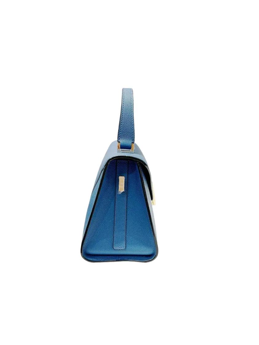 Valextra Hobo bags Iside Top Handle Mini Bag in blauw