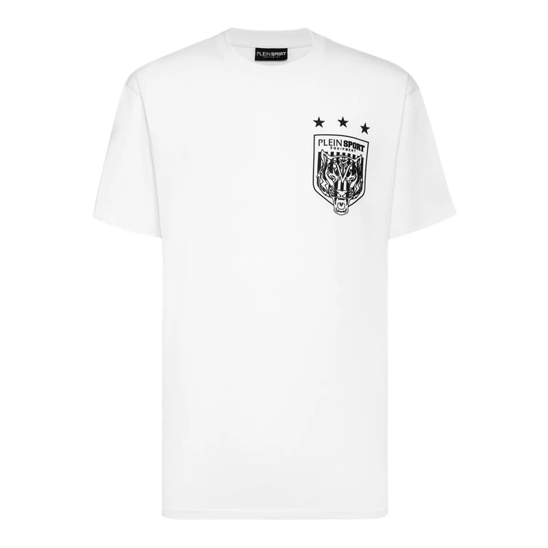Plein Sport T-Shirt T-Shirt Tiger weiss