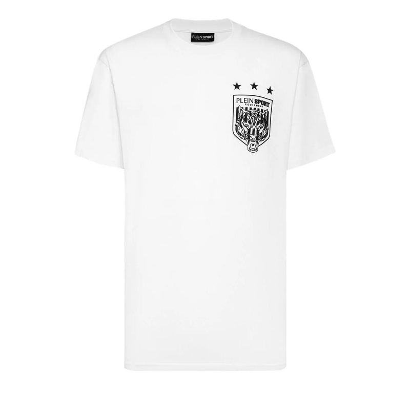 Plein Sport T-Shirt T-Shirt Tiger weiss
